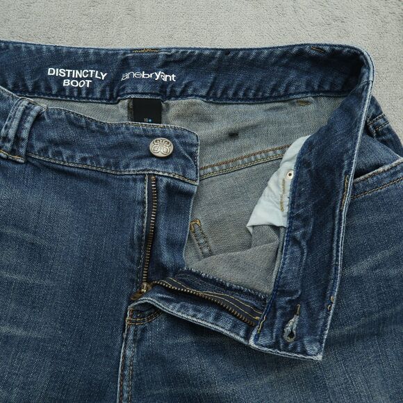 Lane Bryant Jeans Women's 16P High-Rise Distinctly Boot 28" Inseam Distressed - Picture 2 of 16